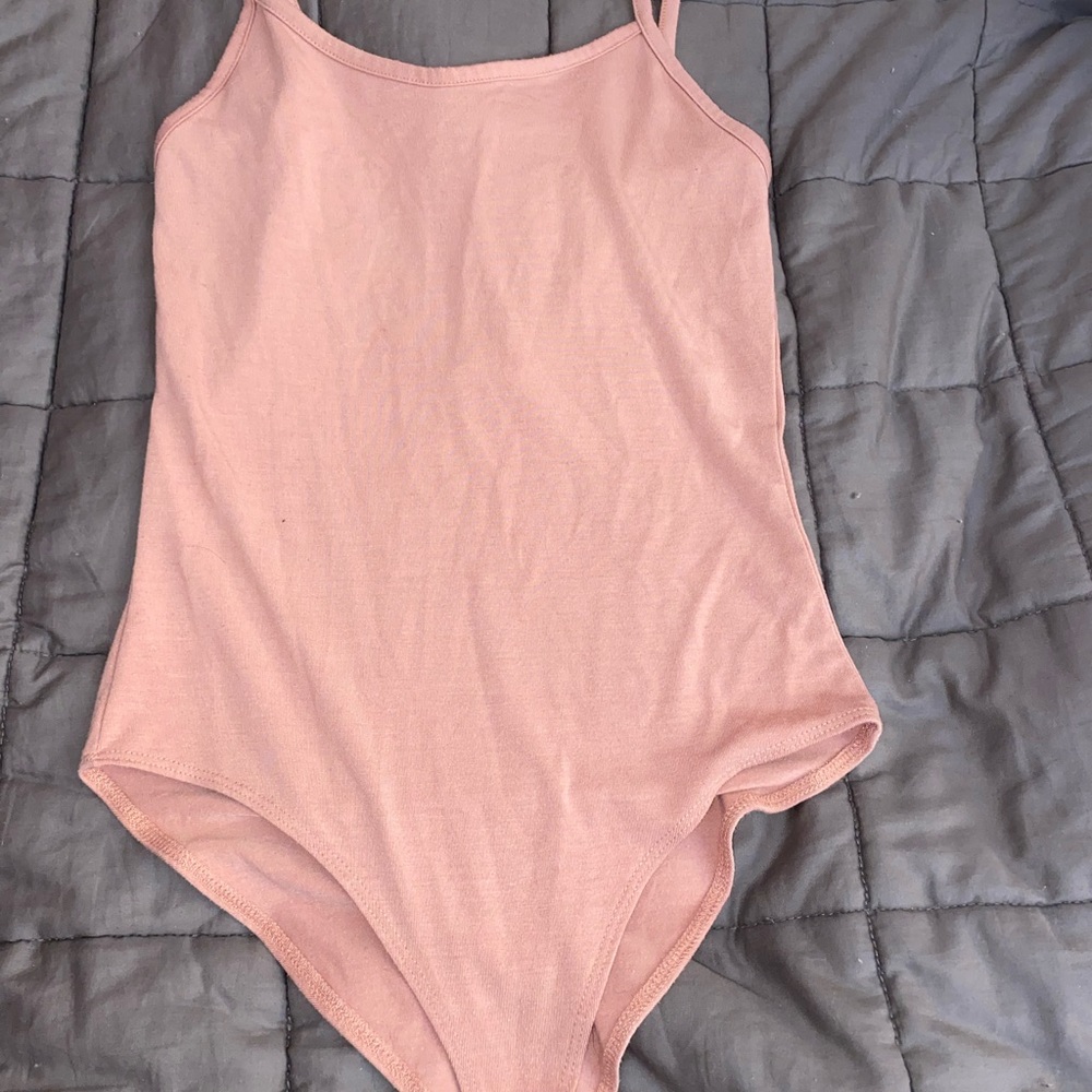 Pink body suit